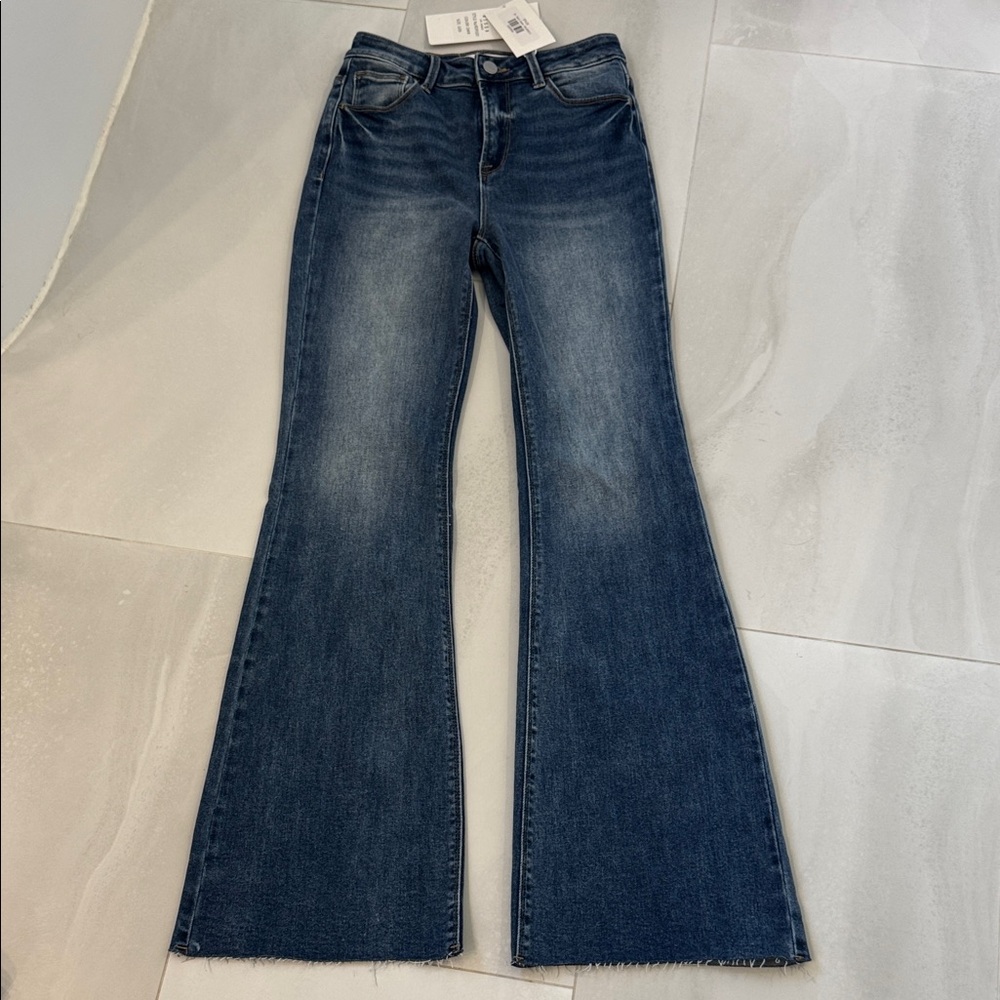 Avara Risen Classic Blue Flared Women's Jeans